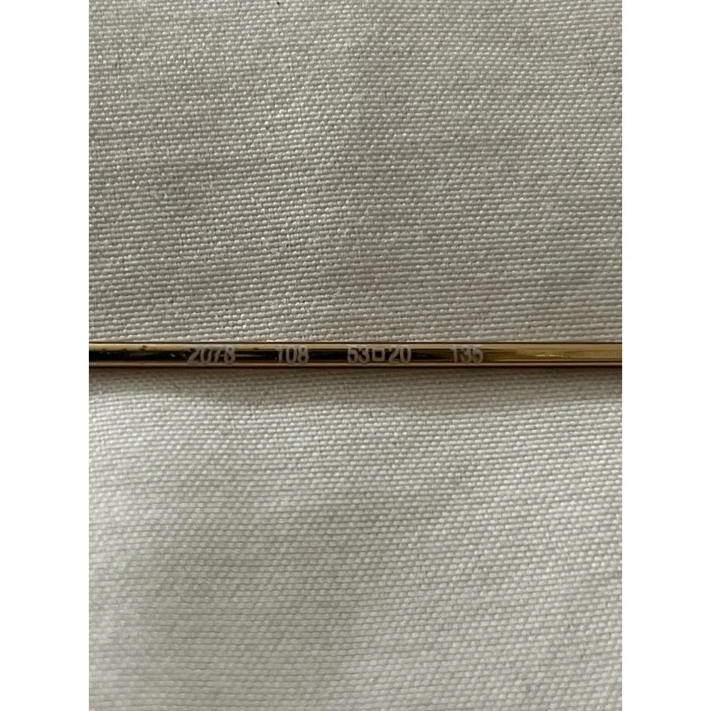 Steroflex Gold Half Rim 2078 108 Eyeglass Frames 53-20-135